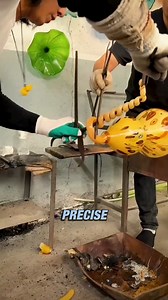 86K views · 73 reactions | Hand-Blown Glass Art in Motion #GlassArt #HandBlownGlass #Craftsmanship #CreativeMaking #ArtisanWork | Production Pulse | Facebook