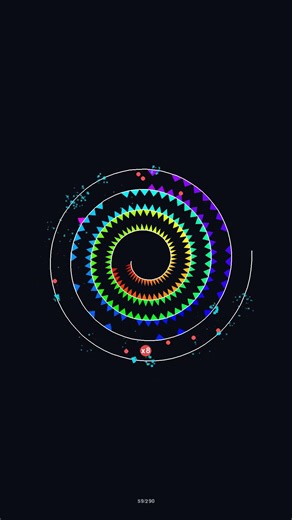 Ball vs Rainbow Spiral! Every Bounce = MORE Balls! 🌀🔴 #shorts
