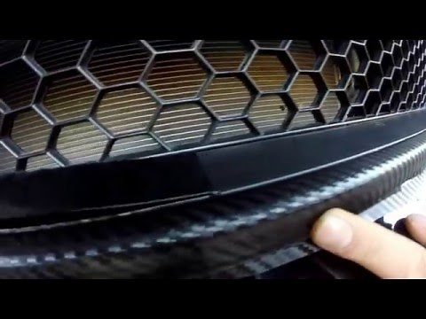 How to carbon fiber wrap chrome parts