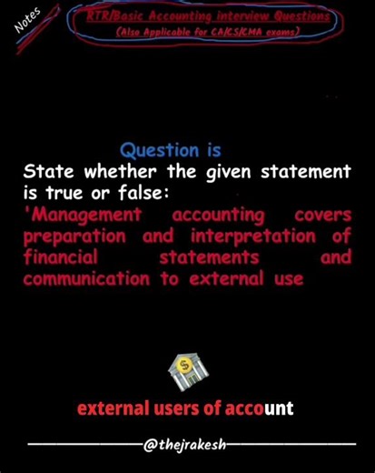 what management accountant does vs what financial accountant does