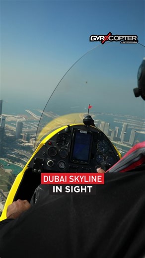 Soar above Palm Jumeirah 🌴 in a Gyrocopter 🚁 in Dubai’s thrilling adventure 😆 | Skydive Dubai