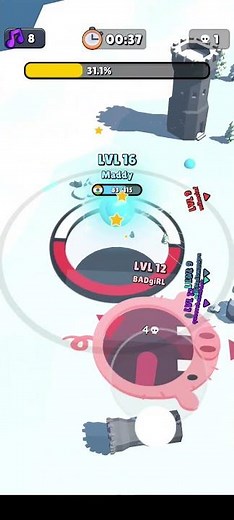 Hole.io Gameplay | Level 1 to Max Level | Biggest Black Hole City Destruction | Hole io Android Game