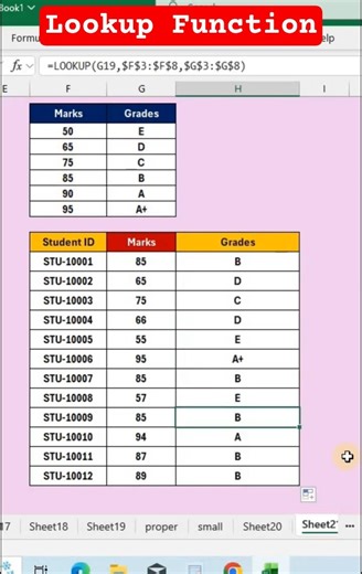 How to Use Lookup Function in Excel.