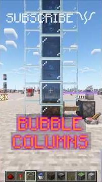 Use BUBBLE COLUMNS to send signals STRAIGHT UPWARDS! | Redstone with PsiVolt #minecraft #redstone