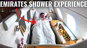 109K views · 1.3K reactions | LUXURIOUS Emirates A380 First Class & SHOWER Experience | Josh Cahill | Facebook