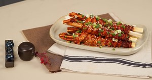 Here's how to make a comfortable air fryer with grilled octopus!