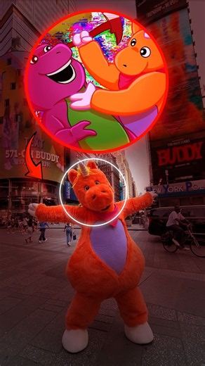 E SE O BARNEY APARECESSE NO PROGRAMA DO BUDDY