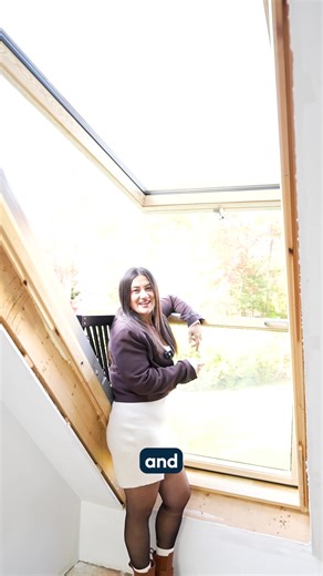 1.8K views · 16 reactions | See how the Velux Balcony Window turns an ordinary roof into an open-air experience. With a simple push, it transforms from a skylight to a mini balcony, flooding the space with light and fresh air. A perfect blend of innovation, design, and comfort. #roofing #siding #Velux #roofwindow #balconywindow #homeupgrade | Golden Group Roofing | Facebook