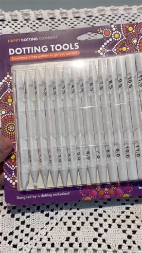 Mandala Dotting Tools Review ✨ Easy Art Tools for Beginners #dottingart #shorts