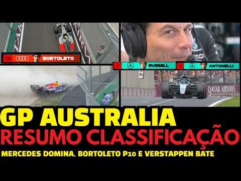 Australia 2026 Qualifying: Russell on pole, Bortoleto in Q3 and Verstappen crashes in Q1 #f1