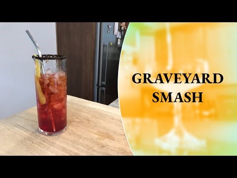 Rum Cocktail: The Graveyard Smash - Kraken Rum - How to Make - Cocktails at Home