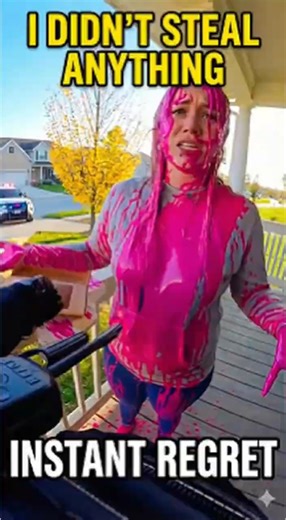 The Barbie Bandit: From Porch Pirate to Pink Nightmare #porchpirate #karen #instantkarma #viral