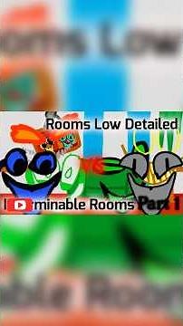 Rooms Low Detailed vs. Interminable Rooms (Part 1) | #animation #interminablerooms