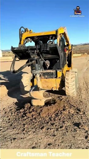Massive Drill Tears Into the Ground! #shorts #construction #satisfying #digging