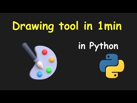 I CREATE DRAWING TOOL IN 1 MIN USING PYTHON