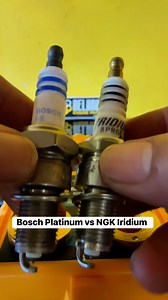 200K views · 782 reactions | Bosch Platinum vs NGK Iridium.! two giants, one test. Which spark really lights up the competition? #sparkplugs #testing #mechanic #automotive #diy #fblifestyle #highlights #Teambelbros | Team Belbros | Facebook