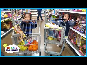 Kids Grocery Shopping Trip with Kid Size Shopping Cart! - Videos For Kids