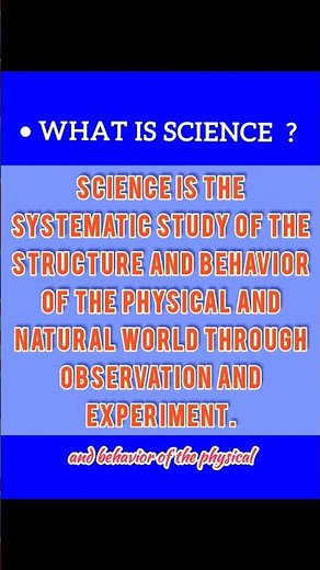 What is Science| Definition of Science in Hindi |Vigyaan Kya Hai |Explained |#facts #science #shorts