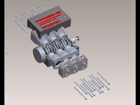 6 cylinder boxer engine - 6 Zylinder Boxermotor