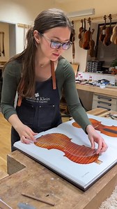 Today's violin makers use a variety of models of early masters such as Stradivari or Guarneri to not only make copies, but also new instruments. In my case I picked the violin "Wollgandt 1755" by Guadagnini. I loved its delicate and elegant shape right aw | Jessica.violins