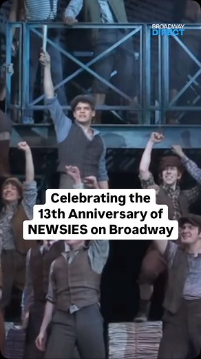 Newsies opened on Broadway at the Nederlander Theatre 13 years ago today on March 29, 2012! Take a look back at clips from the musical which starred Jeremy Jordan as Jack Kelly, earning him a 2012 Tony nomination. Catch him back on Broadway this season in @lctheater’s Floyd Collins! 🎥: Disney on Broadway #Newsies #Broadway #JeremyJordan | Broadway Direct