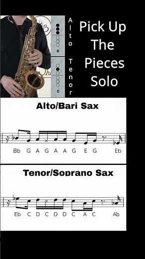 Pick Up The Pieces Sax Solo (PDF available)