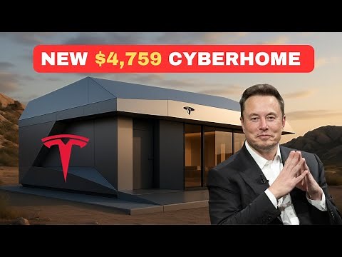INSANE Tesla $4,759 Futuristic Tiny House: First Look!