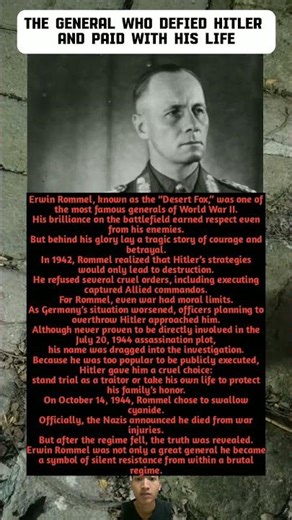 The General Who Defied Hitler and Paid With His Life
