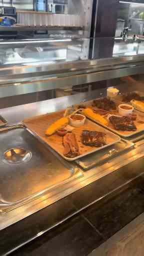 The BBQ Restaurant on A Ship