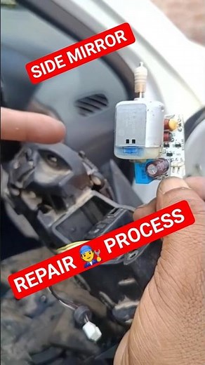Hyundai Side Mirror Repairing Process (ORVM)