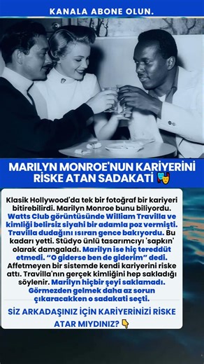 marilyn monroe ve sadakat hikayesi