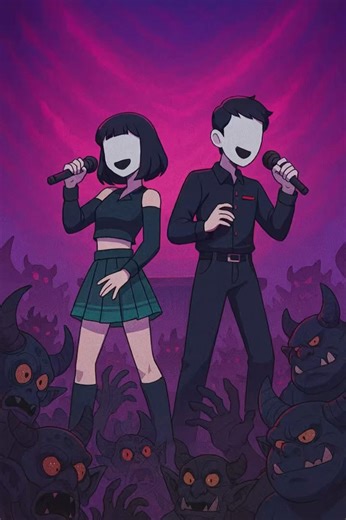 This K-Pop Concert Is a Demon Ritual #HorrorShorts #KpopHorror #AnalogHorror #DemonHunters #Shorts