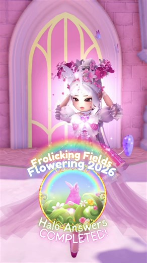 ROYALE HIGH HALO ANSWERS COMPLETED CHART!!! GO WIN THAT HALO!!🩷 || #roblox #fyp #rh #royalehigh #royalehighhalo @RoyaleHighValks chart by me