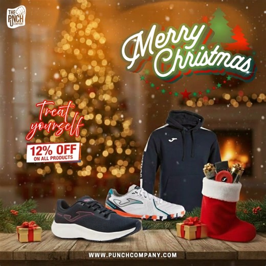  Merry Christmas from The Punch Company!  This season, gift yourself comfort, performance & style   Shoes that move with you  Winter essentials you’ll love  12% OFF on ALL products  Shop now & make your Christmas stronger!! #merrychristmas #ChristmasDeals2025 #ThePunchCompany | The Punch Company | Facebook