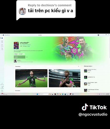 Hướng Dẫn Cài Đặt eFootball Trên PC Đơn Giản