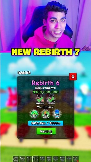 NEW REBIRTH 7 PLANTS VS BRAINROTS 😱