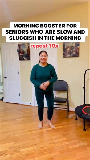 99K views · 2.5K reactions | Seniors, here’s to picking up a good energy in the morning. Just repeat over and over until you fill warmed up and heart beating faster but not getting out of breath #healthtips #reels #PhysicalTherapy #aging #senior #everyone #exercise #fblifestyle | Doc H. | Facebook