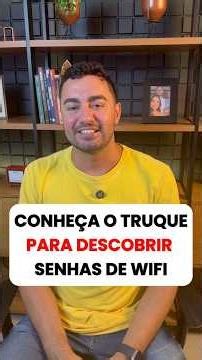 Como ver a SENHA DO WI-FI conectado no Windows! #shorts