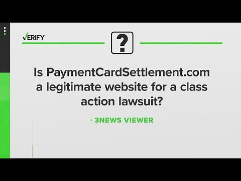 Is PaymentCardSettlement.com is a legitimate website for lawsuit settlement claims?