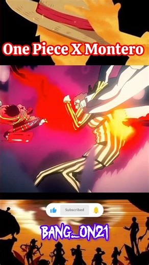 STRONGEST🔥ONE PIECE TRIO | MONTERO - LuffyXZoroXSanji