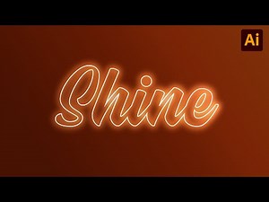 Illustrator Tutorial - How to Add a Professional Shine Effect in Adobe Illustrator