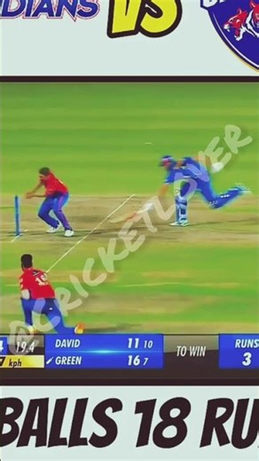 9 Balls 18 Runs ||THRILLING MATCH ||MI VS DC #ipl #ipl2026 #cricket #mi #rcb #csk #shorts #dc #kkr