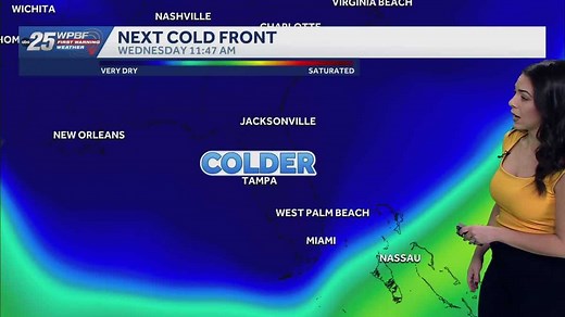 A cold front impacting South Florida next week