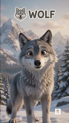 Wolf Sound for Kids | Real Wolf Howl | Learn Animal Sounds | Animal Sounds Series