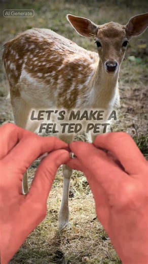 “How to Make a Felted Pet 🐕🧵 | Easy DIY for Beginners!