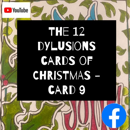 Hello Lovely Dylusionists, I hope you enjoyed the first 8 days of the Dylusions cards of Christmas! Thanks so much for your lovely comments! The video for card 9 is now ready to watch below. If you would prefer to watch the videos over on my Youtube channel - Here’s the link - https://www.youtube.com/@DylusionsDyan Enjoy x Card 9 - Supply List 🎄6x6 folded card blank 🎅🏻Dylusions holiday image pad 🎄Dylusions stamp, Under the Mistletoe 🎅🏻Dylusions Dyamond Dust, Island Parrot 🎄Dylusions Dyamo