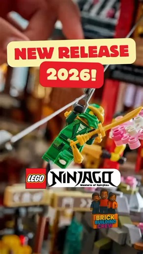 Brick Building Crew on Instagram: "Ninjago 15th Anniversary is INSANE! 🏯 First Spinjitzu Master Reveal! #lego #afol #lego2026 #ninjago LEGO Ninjago is turning 15 in 2026, and they are celebrating with the biggest Legacy wave EVER! 🐉⚡ The Holy Grail Sets: 🏯 The Old Town (71861) – $299.99 | 4,851 Pcs. This is the ultimate Ninjago City expansion! It comes with 23 minifigures, including the legend himself: The First Spinjitzu Master. 🔨 Four Weapons Blacksmith (71858) – A direct remake of the ver