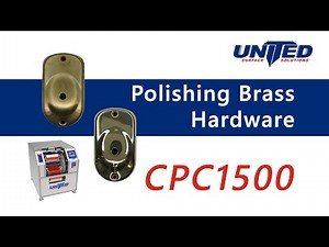 Brass Polishing with the CPC1500 Deburring Machine