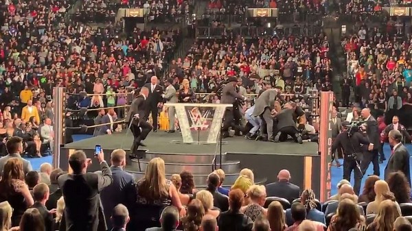 Man 'just felt like it was the right moment' to punch WWE's Bret Hart at Hall of Fame speech