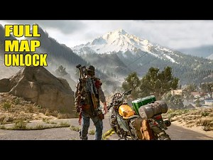 How to UNLOCK FULL MAP in DAYS GONE PC | DAYS GONE 100% SAVE GAME File